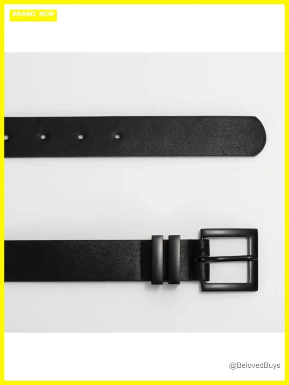 Faux Leather Women's Belt Square Buckle Waist Belt for Jeans Pants Dresses